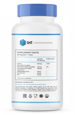 SNT Ester-C Plus 900 mg, 60 таблеток SNT Ester-C Plus 900 mg, 60 таблеток