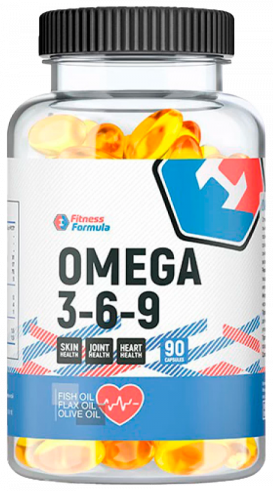 Fitness Formula Omega 3-6-9, 90 капсул Fitness Formula Omega 3-6-9, 90 капсул