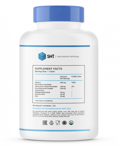 SNT Ester-C Plus 900 mg, 120 таблеток SNT Ester-C Plus 900 mg, 120 таблеток