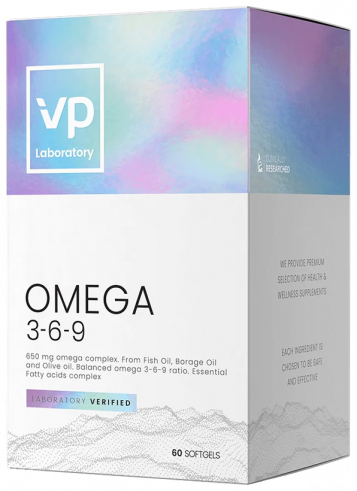 VP Laboratory Omega 3-6-9, Омега 3-6-9, 60 капсул