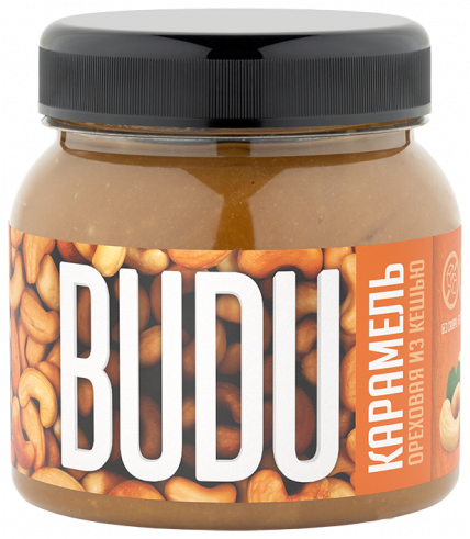 BUDU Паста кешью с карамелью, 250 гр