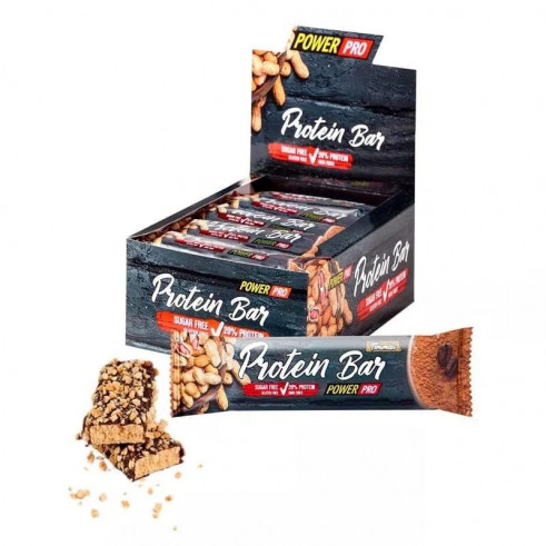 POWER PRO Батончик с жареным арахисом, 40 гр