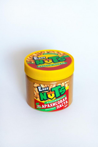 Easy Nuts Арахисовая паста классическая, 360 гр Easy Nuts Арахисовая паста классическая, 360 гр