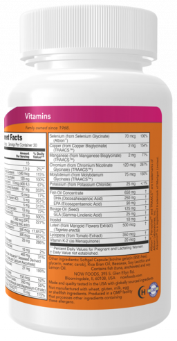 NOW Prenatal Gels+DHA, 90 капсул