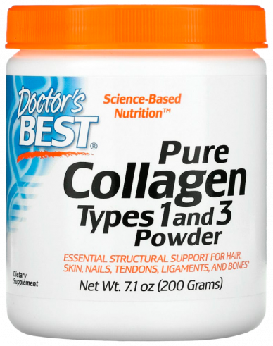 Doctor's Best Collagen Types 1&amp;3, 200 грамм
