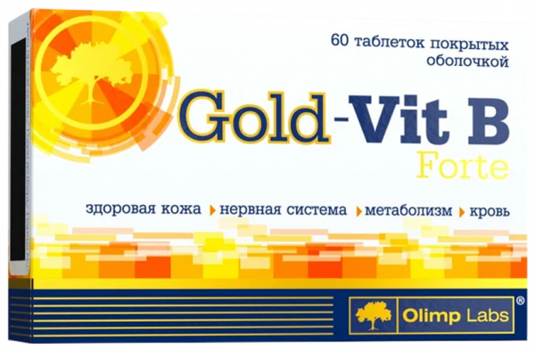 Olimp Labs Gold-Vit B Forte, 60 таблеток Olimp Labs Gold-Vit B Forte, 60 таблеток