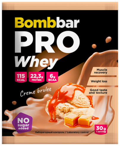 Bombbar Whey Protein, 30 грамм Bombbar Whey Protein, 30 грамм