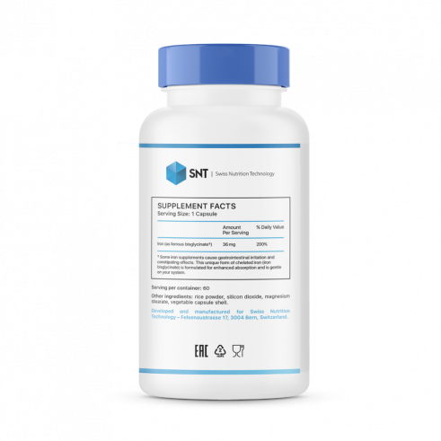 SNT Iron 36 mg, 60 капсул