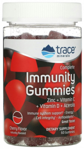 Trace Minerals Immunity Gummies, 60 таблеток