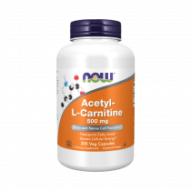 NOW Acetyl L-Carnitine 500 mg, 200 капсул