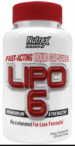 Nutrex Lipo-6, 120 капс