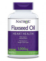 Natrol Omega-3 Flaxseed Oil 1000 mg, 200 таб