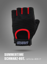 Chiba Перчатки мужские Summer time 40517 черный/красн