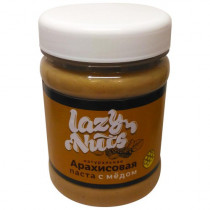 Lazy Nuts Арахисовая паста с медом, 175 г