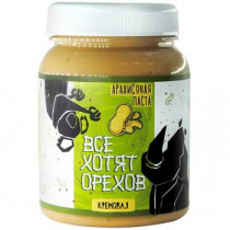 Фудсторис Арахисовая паста &quot;Все хотят орехов&quot; Кремовая с мёдом, 330 г